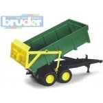 Bruder 2210 Přívěs automatická stěna zeleno-žlutá – Hledejceny.cz