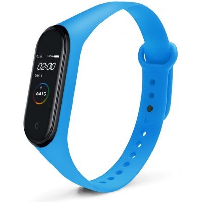 Xiaomi Jednobarevný náhradní náramek pro Mi Band 3/4 Světle modrá MIBANDCZX00027 – Zboží Živě