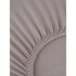 MKLuzkoviny.cz Jersey prostěradlo Classic cappuccino 90x200 – Sleviste.cz