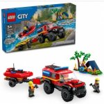 LEGO® City 60412 Hasičský vůz 4x4 a záchranný člun – Zboží Dáma