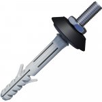 ZOFITHERM HZ hmoždinka do zdiva s krytkou pro šroubovací objímky svodu - Černá 9005 - Ral 9005 – Hledejceny.cz