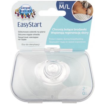 Canpol Babies Chránič prsní bradavky EasyStart univerzální M/L 2 ks