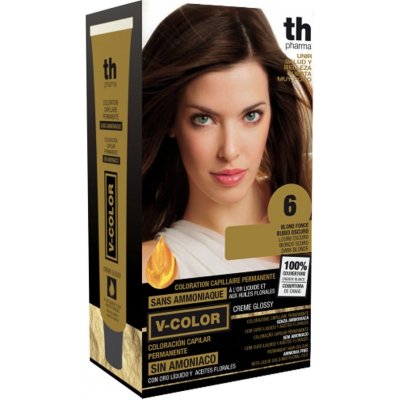 TH Pharma Barva na vlasy V-color tmavá blond 6