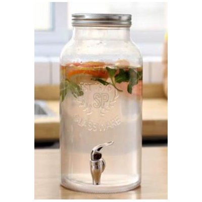 NENURODYTA_V Nádoba s kohoutkem, skleněná, 5,5 l – Zboží Mobilmania