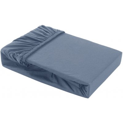 Klinmam Home Barevné napínací prostěradlo Elastan modré 140-160x200