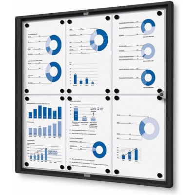 A-Z Reklama CZ informační vitrína interiérová SCXS C9005 6 x A4 č – Zboží Živě