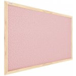 Allboards TKPINK96D korková tabule v dřevěném rámu 90 x 60 cm – Zboží Mobilmania