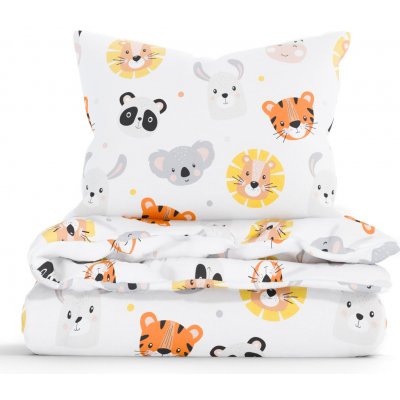 MKLuzkoviny.cz bavlna povlečení Renforcé Zvířátka v Zoo 140x200 70x90 – Zboží Dáma