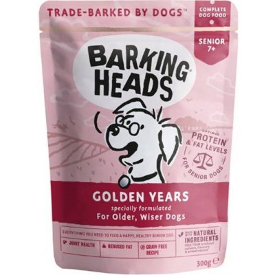 Barking Heads Golden Years Grain Free 6 x 300 g – Zboží Mobilmania