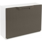 ArtPlast Linea Rattan 51 x 17,3 x 40,1 cm šedohnědý – Zboží Mobilmania