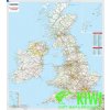 Nástěnné mapy Michelin nástěnná mapa Great Britain, Ireland 1:1 mil. 88x100 cm lamino
