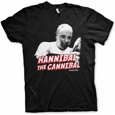 Silence Of The Lambs tričko Hannibal The Cannibal black – Hledejceny.cz