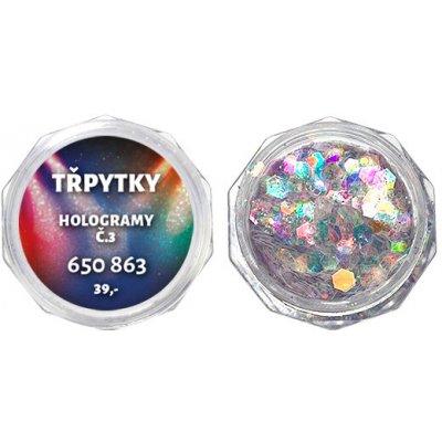 Expa-nails expanails třpytky na zdobení nehtů hologramy č.3 violet 2 g – Hledejceny.cz