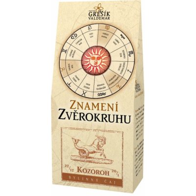 Grešík Bylinný čaj znamení zvěrokruhu Kozoroh 50 g – Hledejceny.cz