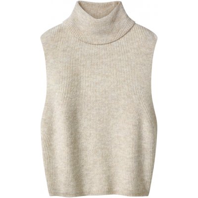 esmara Dámský pletený svetr bez rukávů bílá – Zboží Dáma