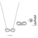 Olivie sada stříbrných šperků nekonečno 1394 – Zboží Dáma