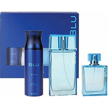 Ajmal Blu EDP 90 ml + deospray 200 ml + EDC 100 ml dárková sada