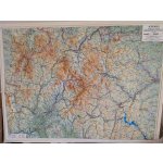 Kartografie HP nástěnná mapa Jeseníky 1:80 t. - reliéfní., 74x98 cm – Zboží Mobilmania