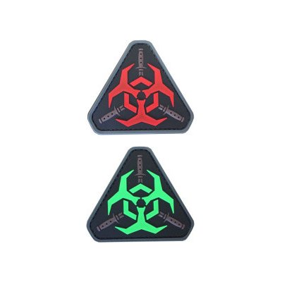 ARMED PATCHES PVC nášivka Outbrake Response Biohazard, zelená – Zboží Mobilmania