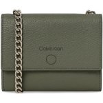 Calvin Klein dámská kožená clutch s řetízkem grn – Hledejceny.cz