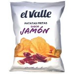 El Valle brambůrky vroubkované s příchutí Jamón 45 g – Zboží Dáma