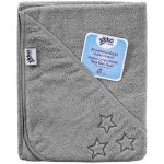 Kikko BIO bavlněná froté osuška s kapucí 90x90 Silver Stars – Zboží Dáma