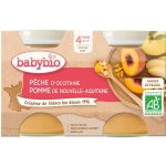 Babybio Broskev jablko 2 x 130 g – Zboží Mobilmania