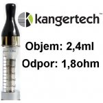 Kangertech CC/T2 Clearomizer 1,8ohm čirý 2,4ml – Zboží Mobilmania