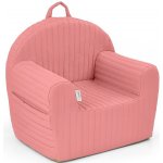 Ourbaby Dětské křesílko 37583 Quilted armchair with straps pink – Zboží Dáma