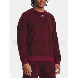 Under Armour Rival Fleece Printed Crew Dark Maroon/White