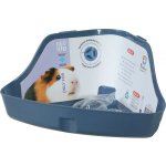 Zolux Toaleta pro hlodavce Neolife rohová modrá 15 x 32 x 25 cm – Zboží Mobilmania