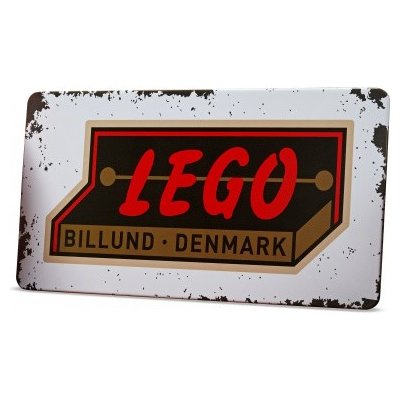 LEGO® 5007016 Retro plechová cedule – Zboží Mobilmania