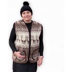Ovčí věci vesta z ovčí vlny dvojitá na zip NORD – Sleviste.cz