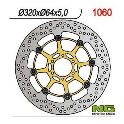 Brzdový kotouč NG Brakes NG1060 – Hledejceny.cz