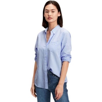 GAP V-FRCH FITTED OXFORD dámská košile světle modrá – Zboží Dáma