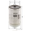 Palivové čerpadlo Palivový filtr MANN-FILTER WK 842/8 (WK842/8)