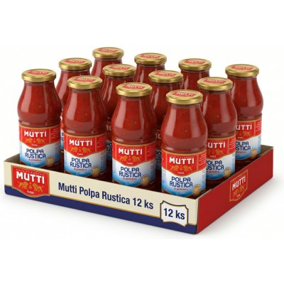 Mutti Polpa Rustica Di Pomodoro 12 x 690 g – Hledejceny.cz