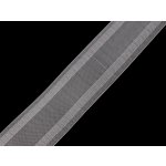 Záclonovka šíře 80 mm univerzální řasení Varianta: transparent, Balení: 1 m – Zboží Dáma