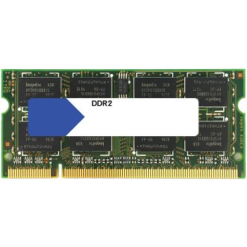 Samsung SODIMM DDR2 1GB 800MHz CL6 M470T2864QZ3-CF7