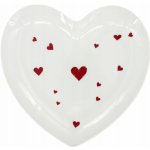 by inspire Talíř Srdce Valentýn 20 cm bílá/červená – Zboží Dáma