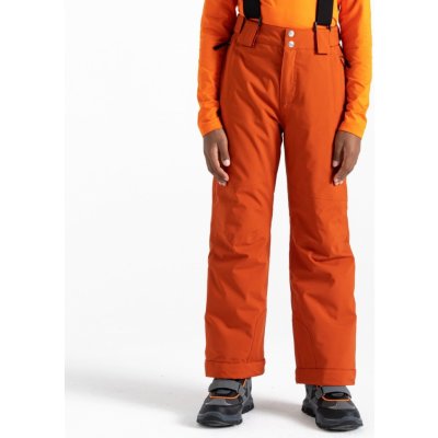 OUTMOVE II Dětské zimní lyžařské kalhoty tmavě oranžová – Zboží Mobilmania