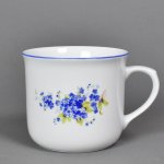 Český Porcelán Hrnek VAŘÁK pomněnky 600 ml – Zboží Dáma