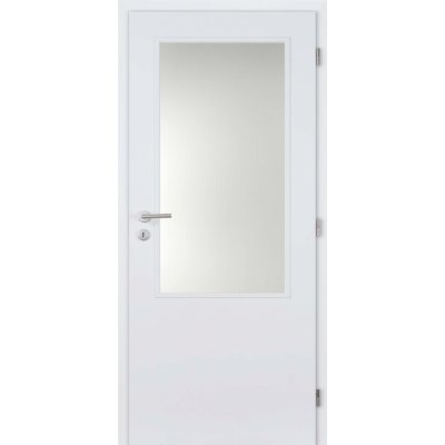 Doornite Basic 2/3 sklo, 60 P, 646 × 1983 mm, lakované, pravé, bílé, prosklené C1HMF2.60P1 – Zboží Mobilmania