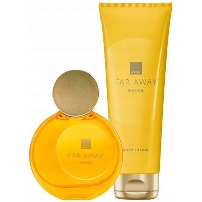 Avon Far away shine EDP 50 ml + tělové mléko 125 ml dámská sada – Zbozi.Blesk.cz