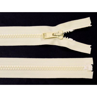 Kostěný zip no.5 rozepínací 90cm bundový color: 504 ivory – Hledejceny.cz