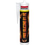 Soudal Fire silicone B1 FR 310 g bílá – Zboží Mobilmania