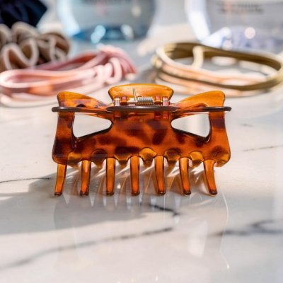 Skřipec do vlasů hnědý 0018 – Zboží Mobilmania