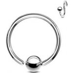 Šperky4U piercing kruh s kuličkou rozevíratelný K1001-12083 – Hledejceny.cz