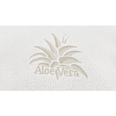 Bedton Potah na topper Aloe Vera nepodšitý 170g/m² 70x200x5 – Zboží Mobilmania