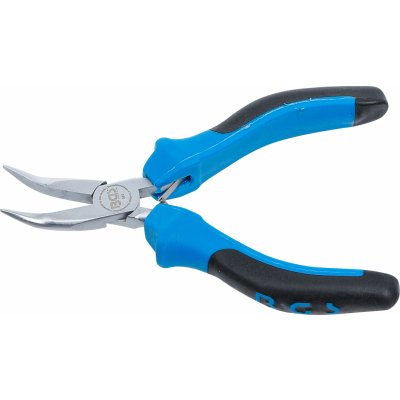 BGS 383, Špičaté kleště na elektroniku | zahnuté | s pružinou | 138 mm – Zboží Dáma